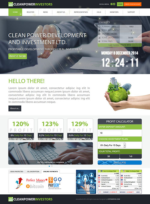 HYIP Template