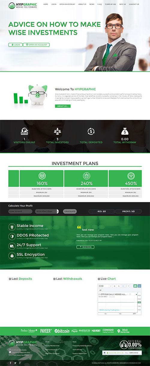 HYIP Template