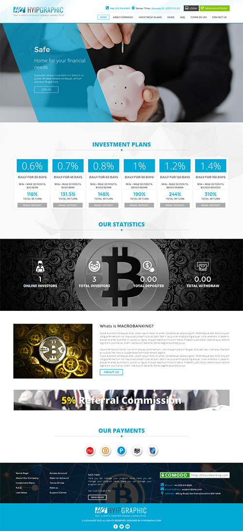 HYIP Template