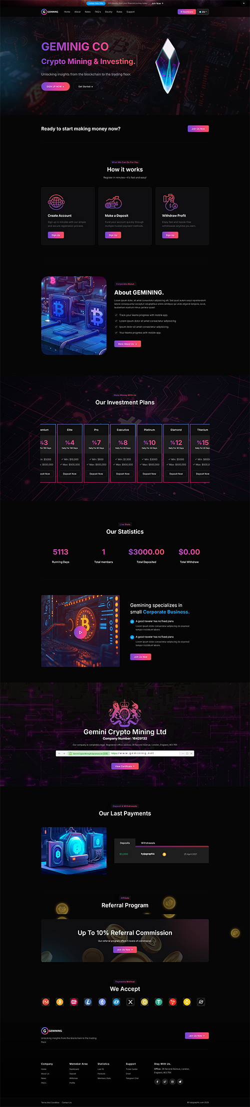 GC HYIP Template
